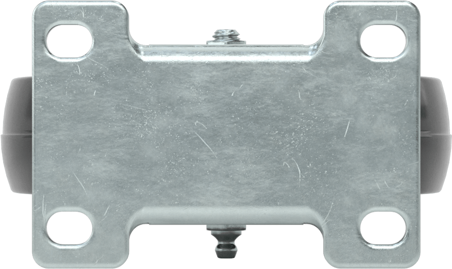 Mighty-Lite Tekerlek, 3-5/8“ x 2-1/2” Plaka, 5 inç Çapında 80A Kauçuk Tekerlekli Sert