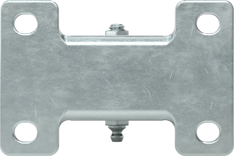 Mighty-Lite Tekerlek, 3-3/4“ x 2-1/2” Plaka, 4" Çaplı 80A Kauçuk Tekerlekli Sert