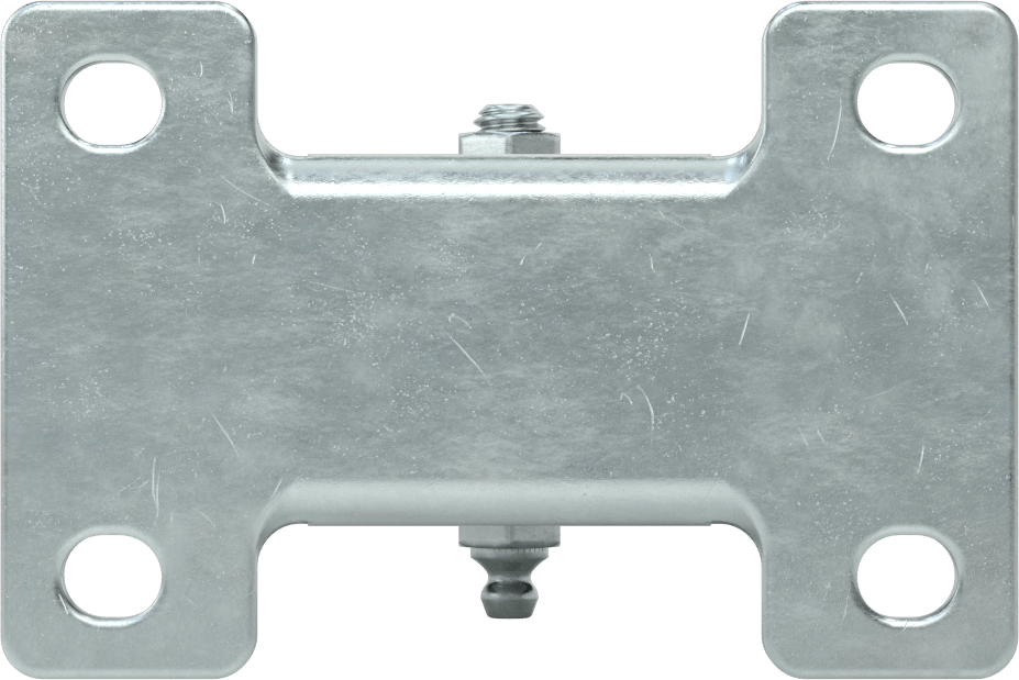 Mighty-Lite Tekerlek, 3-3/4“ x 2-1/2” Plaka, 4 inç Çapında 80D Kauçuk Tekerlekli Sert