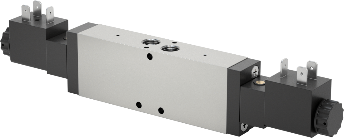Elektrikli Hava Yön Kontrol Vanası, Egzoz Kapatma ile, İki Eylemli, 1/8 NPT, 120V AC