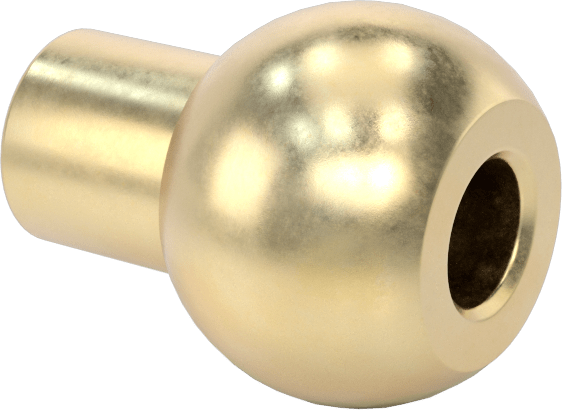 Bilyalı Soket Bağlantılı Makineye Monte Soğutma Sıvısı Nozulu, Yüksek Basınç, 14 mm soket çapı için, 0,24" Delik Çapı