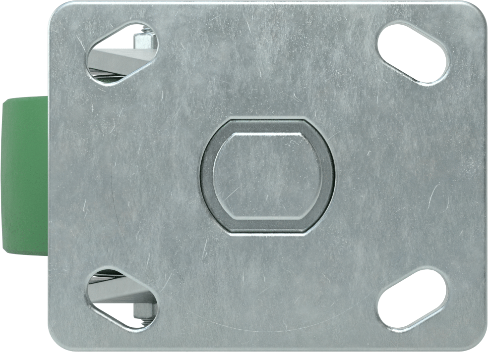 5“ x 4” Montaj Plakalı Yüksek Kapasiteli Spartan Tekerlek, 4 inç Çapında 75D Poliüretan Tekerlekli Döner Tekerlek