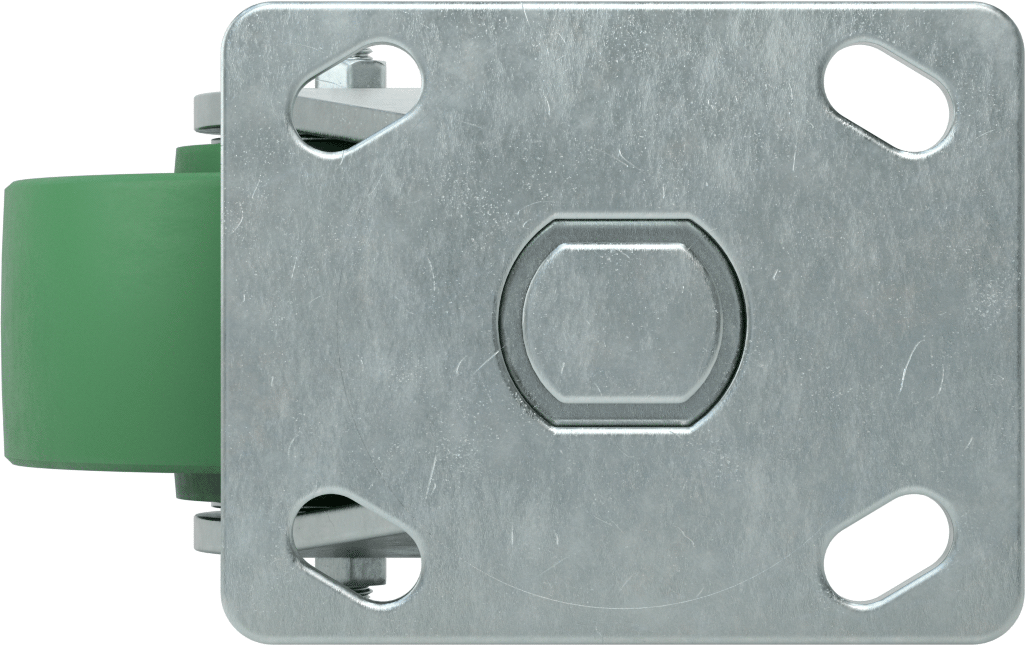 5“ x 4” Montaj Plakalı Yüksek Kapasiteli Spartan Tekerlek, 5 inç Çapında 75D Poliüretan Tekerlekli Döner Tekerlek