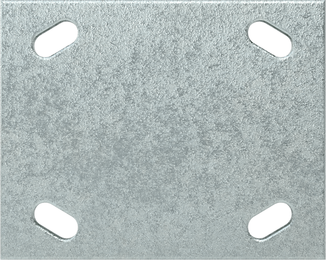 5“ x 4” Montaj Plakalı Yüksek Kapasiteli Spartan Tekerlek, 5 inç Çapında 75D Poliüretan Tekerlekli Sert