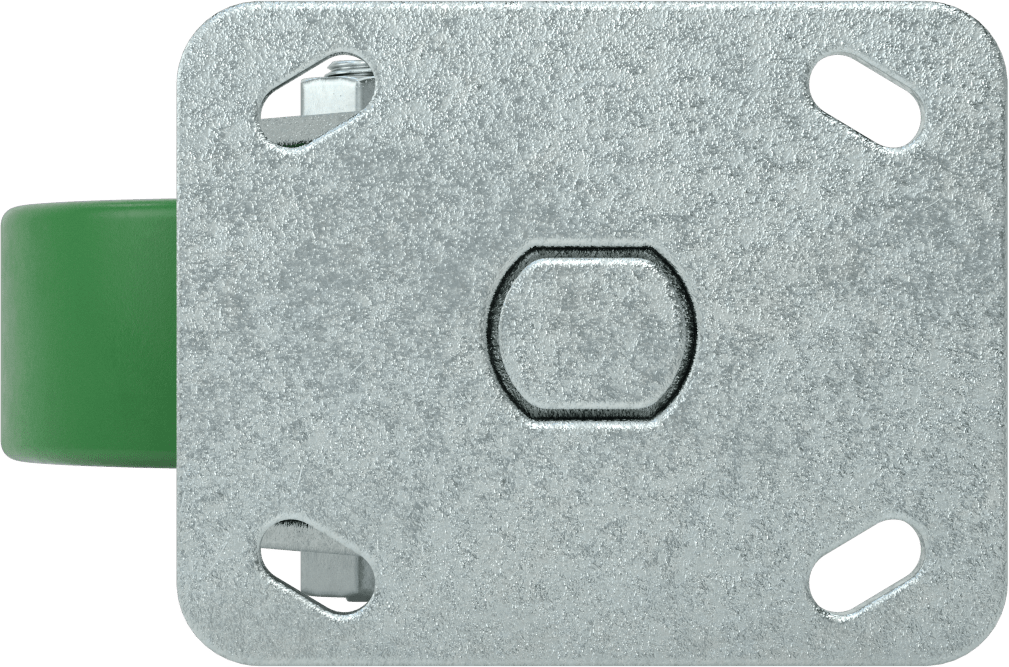 5“ x 4” Montaj Plakalı Yüksek Kapasiteli Spartan Tekerlek, 5 inç Çapında Çelik Tekerlekli Döner Tekerlek