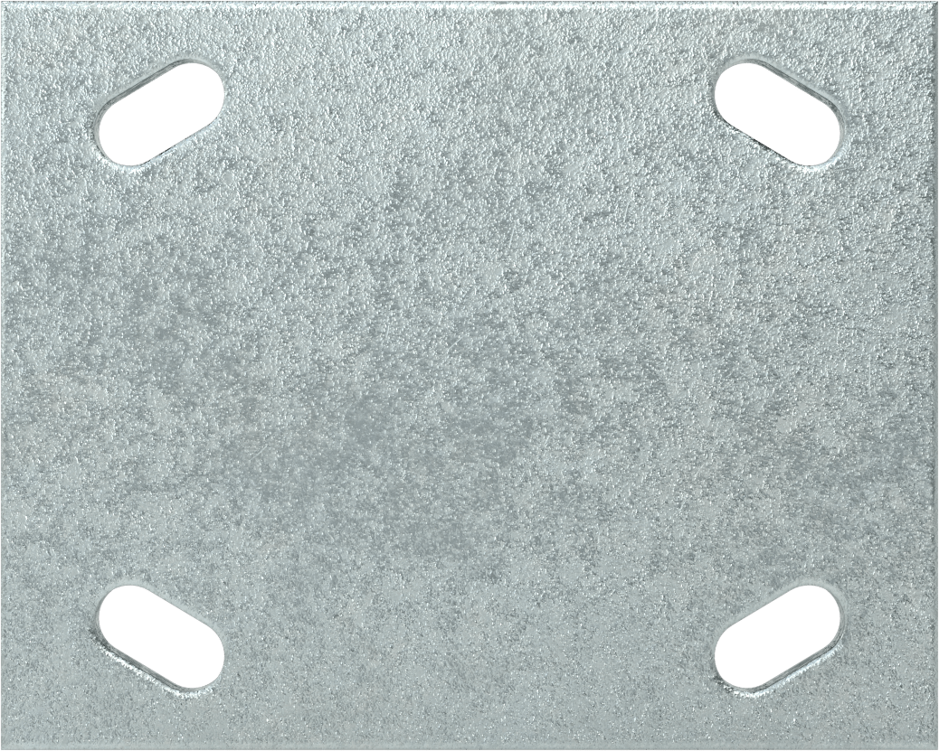 5“ x 4” Montaj Plakalı Yüksek Kapasiteli Spartan Tekerlek, 4" Çapında Çelik Tekerlekli Sert