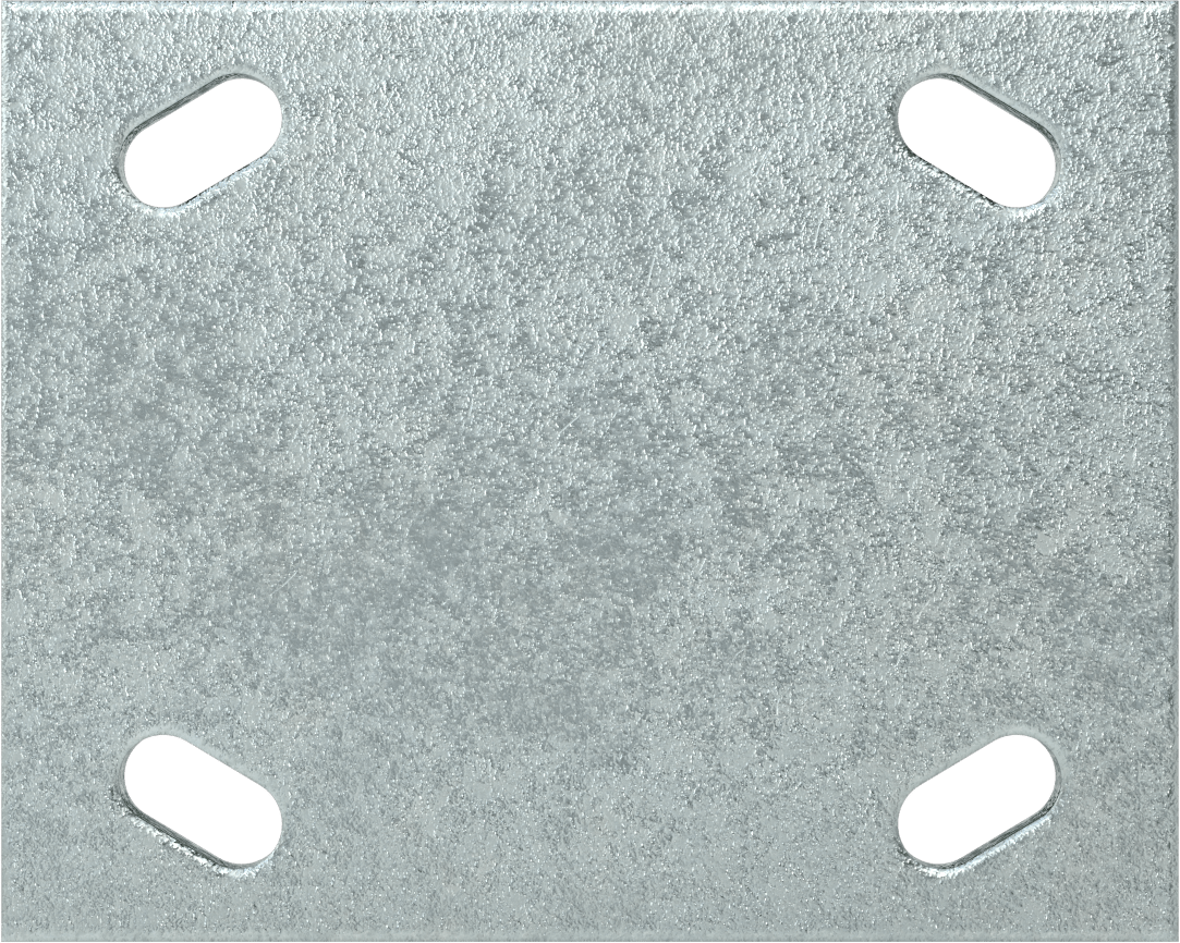 5“ x 4” Montaj Plakalı Yüksek Kapasiteli Spartan Tekerlek, 5 inç Çapında Çelik Tekerlekli Sert