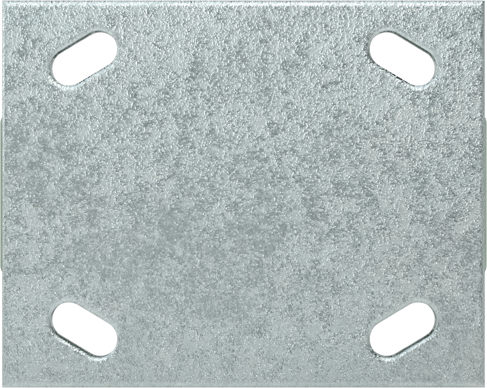 5“ x 4” Montaj Plakalı Yüksek Kapasiteli Spartan Tekerlek, 6 inç Çapında Çelik Tekerlekli Sert