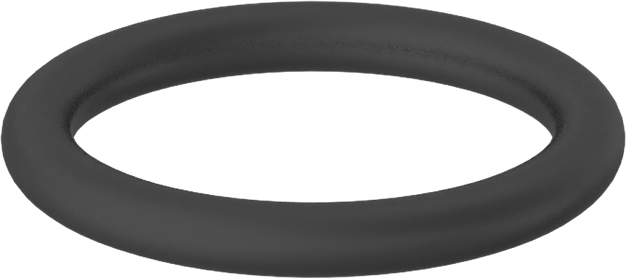 Viton® Etp Floroelastomer O-Ring, Buhar ve Kimyasallara Dayanıklı, 1/8 Kesirli Genişlik, Dash 213