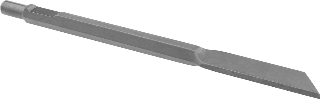 Döner Çekiçler için Keski Ucu, Spline Tahriki için Şaft, 1-1/8" Genişlikte Dikiş Bıçağı