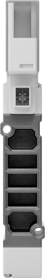 Modüler Hava Yön Kontrol Vanası, 4-Way, 5/2 Akış Şeması, Solenoid Geri Dönüş