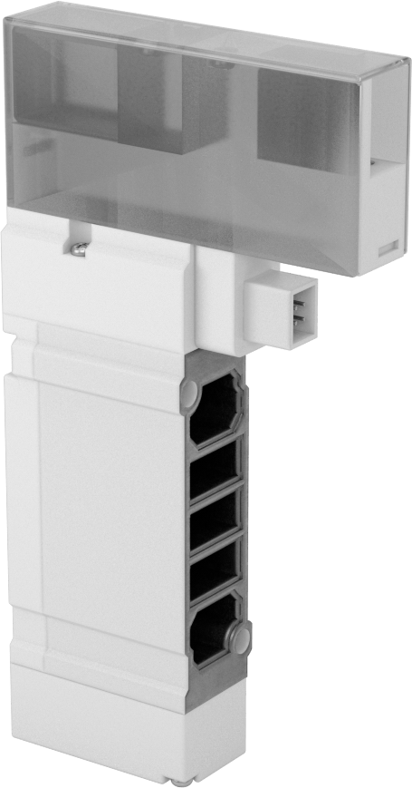 Modüler Hava Yön Kontrol Vanası, 4-Way, 5/2 Akış Şeması, Solenoid Geri Dönüş