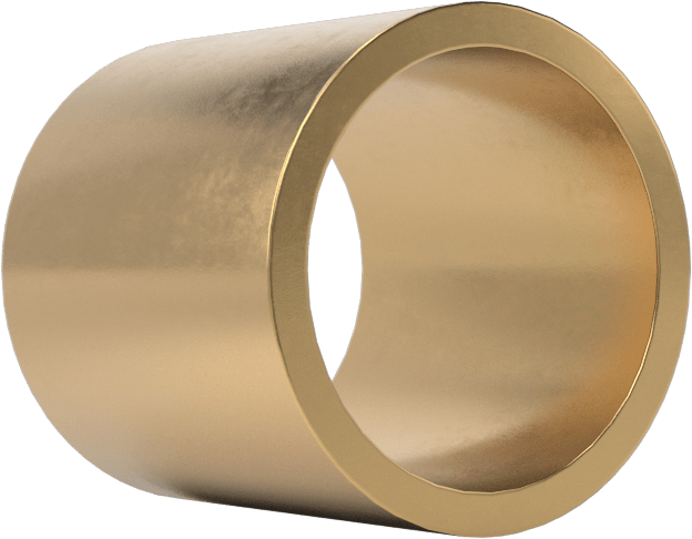 Yüksek Mukavemetli Kimyasal Dayanıklı 954 Bronz Kovanlı Rulman, 5/16“ Mil Çapı ve 3/8” Muhafaza İç Çapı için, 3/8" Uzunluk
