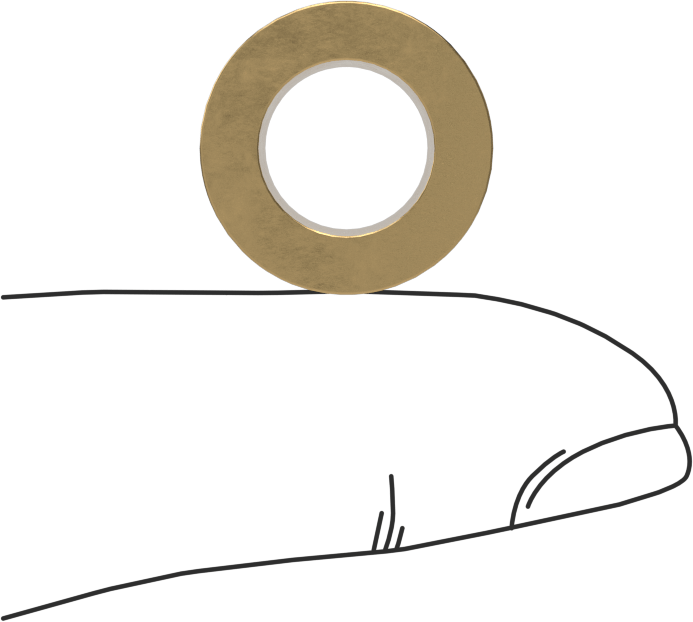Yüksek Mukavemetli Kimyasal Dayanıklı 954 Bronz Kovanlı Rulman, 3/8“ Mil Çapı ve 5/8” Gövde İç Çapı, 1/2" Uzunluk