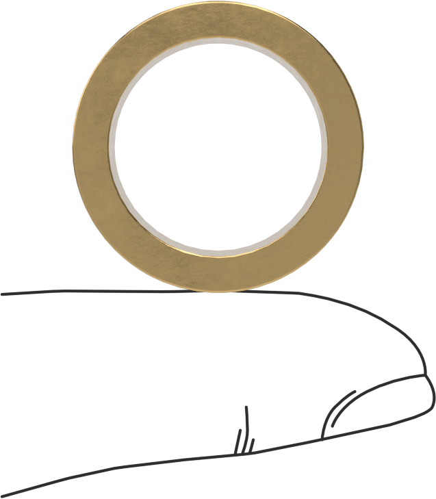 Yüksek Mukavemetli Kimyasal Dayanıklı 954 Bronz Kovanlı Rulman, 3/4“ Mil Çapı ve 1” Gövde İç Çapı için, 3/8" Uzunluk