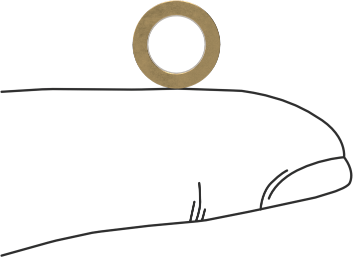 Yüksek Mukavemetli Kimyasal Dayanıklı 954 Bronz Kovanlı Rulman, 1/4“ Mil Çapı ve 3/8” Muhafaza İç Çapı için, 1/4" Uzunluk