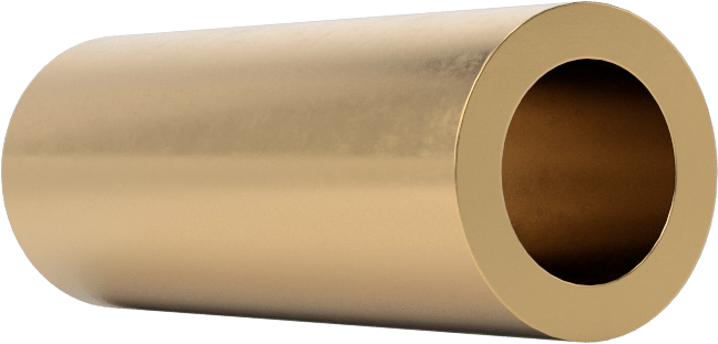 Yüksek Mukavemetli Kimyasal Dayanıklı 954 Bronz Kovanlı Rulman, 1/4“ Mil Çapı ve 3/8” Muhafaza İç Çapı için, 1" Uzunluk