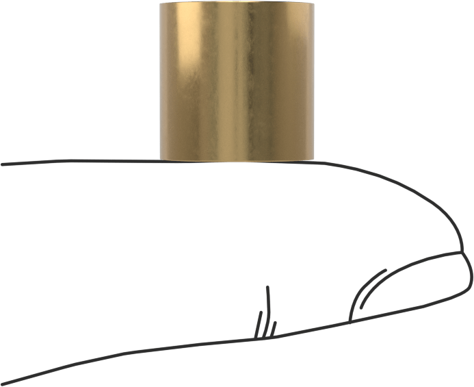 Yüksek Mukavemetli Kimyasal Dayanıklı 954 Bronz Kovanlı Rulman, 3/8“ Mil Çapı ve 1/2” Muhafaza İç Çapı için, 1/2" Uzunluk