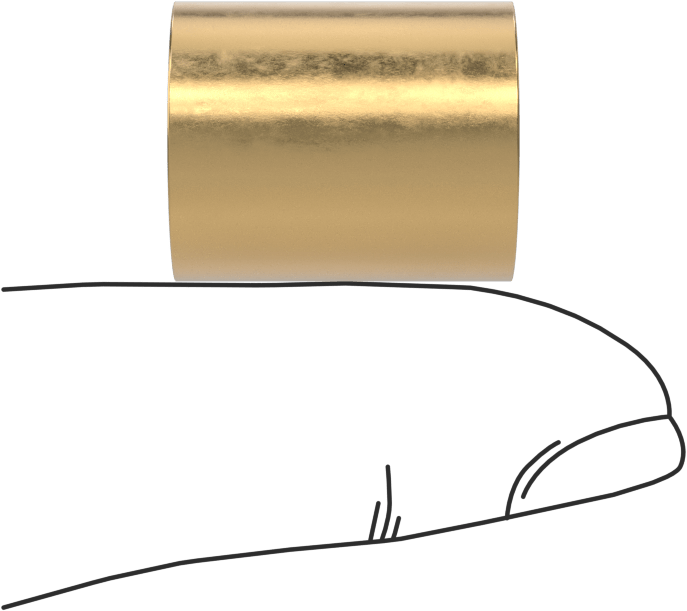 Yüksek Mukavemetli Kimyasal Dayanıklı 954 Bronz Kovanlı Rulman, 1/2“ Mil Çapı ve 5/8” Muhafaza İç Çapı için, 3/4" Uzunluk