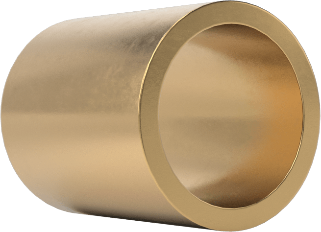 Yüksek Mukavemetli Kimyasal Dayanıklı 954 Bronz Kovanlı Rulman, 1/2“ Mil Çapı ve 5/8” Muhafaza İç Çapı için, 3/4" Uzunluk