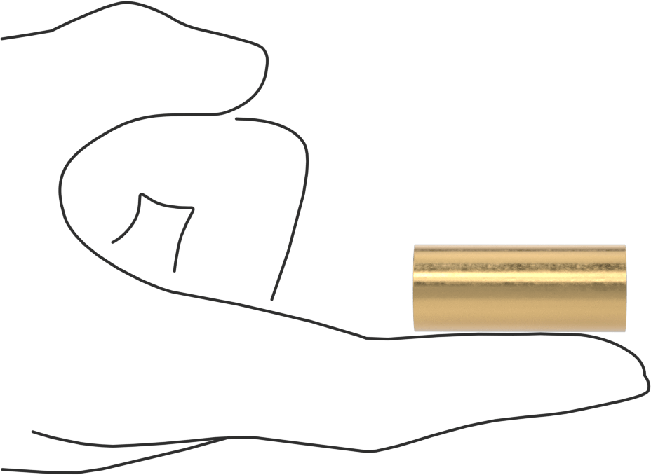 Yüksek Mukavemetli Kimyasal Dayanıklı 954 Bronz Kovanlı Rulman, 1/2“ Mil Çapı ve 5/8” Muhafaza İç Çapı için, 1-1/2" Uzunluk
