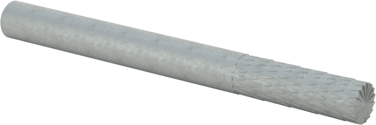 Yüzey Karbür Kare Uçlu Freze, 3/16" Freze Çapı, İnce Aralıklı