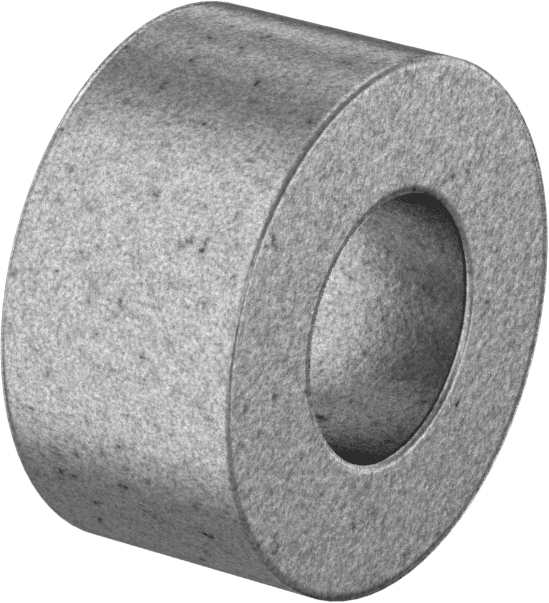 Yağ Emdirilmiş 863 Demir-Bakır Kovanlı Rulman, 1/8“ Mil Çapı ve 1/4” Muhafaza İç Çapı için, 1/8" Uzunluk