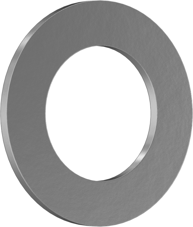 Yüksek Yük Kimyasal Dayanıklı Baskı Yatağı, 1-1/2" Mil Çapı için, 2-1/2" OD, 954 Yatak Bronzu