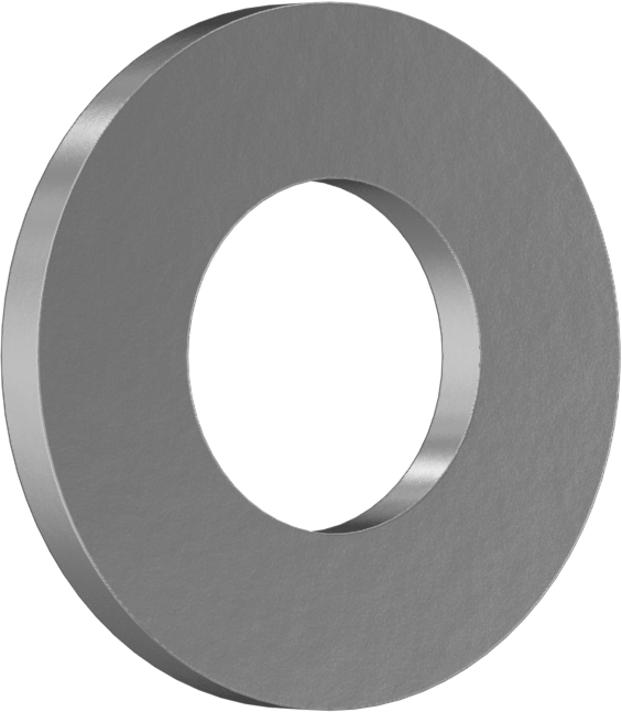 Yüksek Yük Kimyasal Dayanıklı Baskı Yatağı, 1/2" Mil Çapı için, 1" OD, 3/32" Kalınlık, 954 Yatak Bronzu