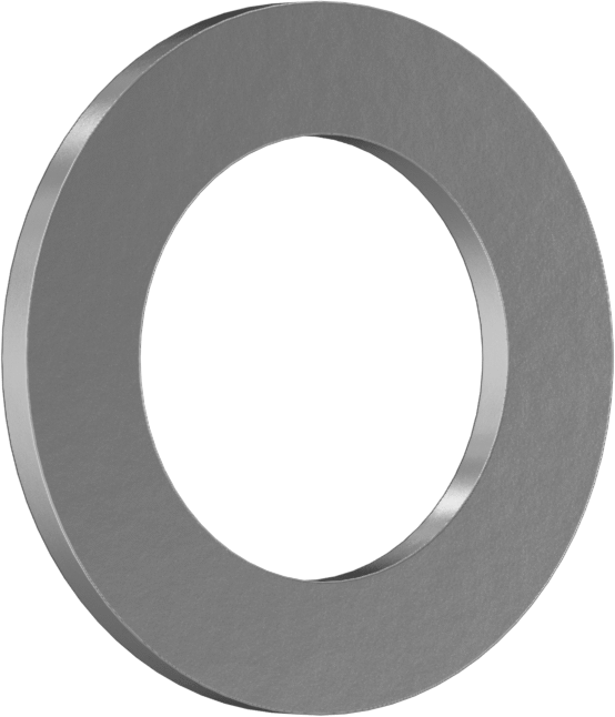 Yüksek Yük Kimyasal Dayanıklı Baskı Yatağı, 5/8" Mil Çapı için, 1" OD, 1/16" Kalınlık, 954 Yatak Bronzu