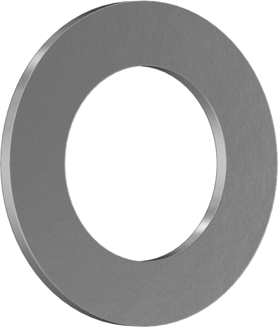 Yüksek Yük Kimyasal Dayanıklı Baskı Yatağı, 3/4" Mil için, 1-1/4" OD, 1/16" Kalınlık, 954 Yatak Bronzu