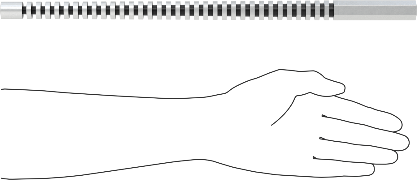 11/16" Altıgen Broş