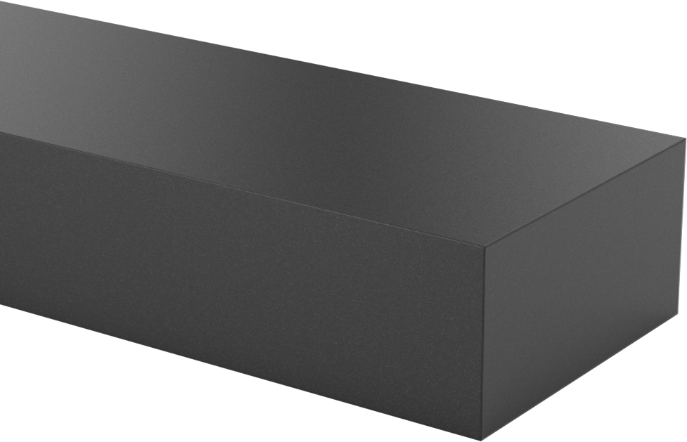 MDS Dolgulu Döküm Naylon Çubuk, Kolay İşlenebilir, Aşınmaya Dayanıklı, 1-1/2" Kalınlık, 3" Genişlik