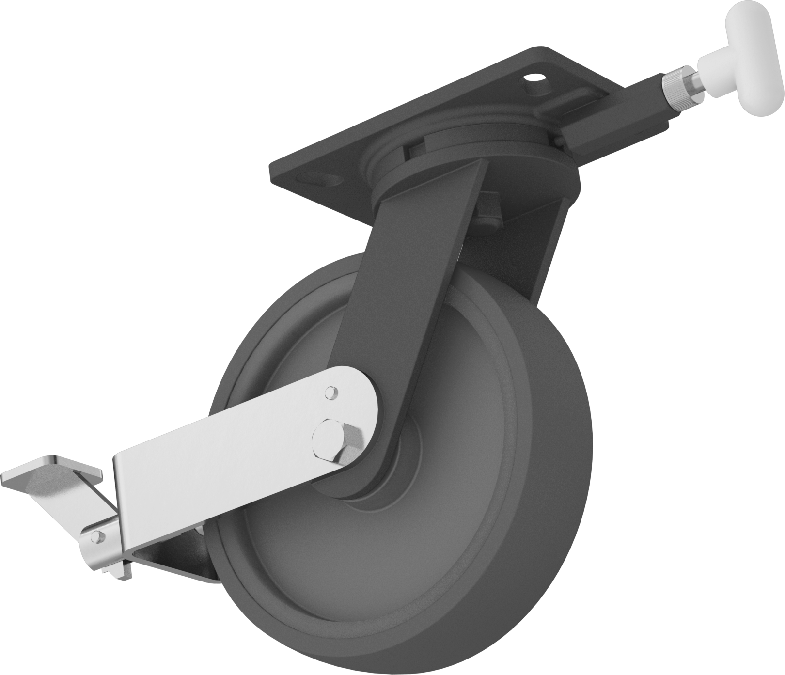 Swivel with Brake and Swivel Lock