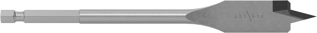 Ahşap için Düz Uçlu Matkap Ucu, 5/8" Boyut, 6" Toplam Uzunluk
