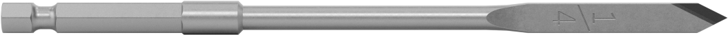 Ahşap için Düz Uçlu Matkap Ucu, 1/4" Boyut, 6" Toplam Uzunluk