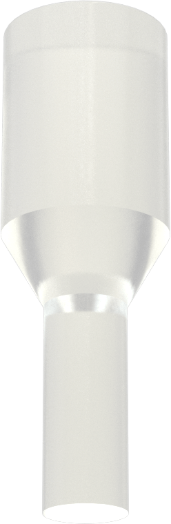 Yüksek Sıcaklığa Dayanıklı Çekmeli Yuvarlak Tapa, 3/4" İç Çap, 1" Yükseklik
