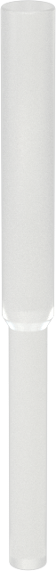 Yüksek Sıcaklığa Dayanıklı Çekmeli Yuvarlak Tapa, 1/16" İç Çap için, 3/8" Yükseklik