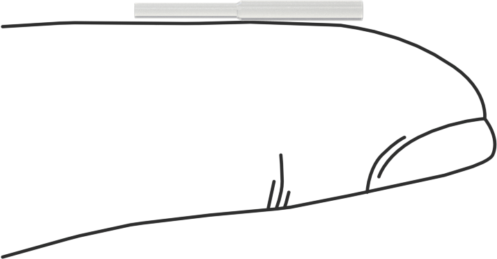 Yüksek Sıcaklığa Dayanıklı Çekmeli Yuvarlak Tapa, 1/16" İç Çap için, 3/8" Yükseklik