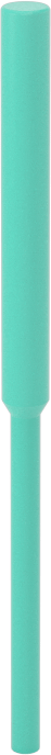 Yüksek Sıcaklığa Dayanıklı Çekmeli Yuvarlak Tapa, 1/16" İç Çap için, 5/8" Yüksek