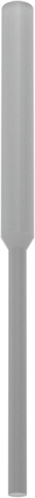 Yüksek Sıcaklığa Dayanıklı Çekmeli Yuvarlak Tapa, 3/32" iç çap için, 11/16" Yükseklik