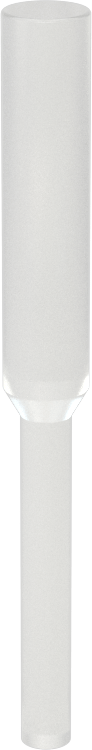 Yüksek Sıcaklığa Dayanıklı Çekmeli Yuvarlak Tapa, 3/16" İç Çap için, 31/32" Yükseklik