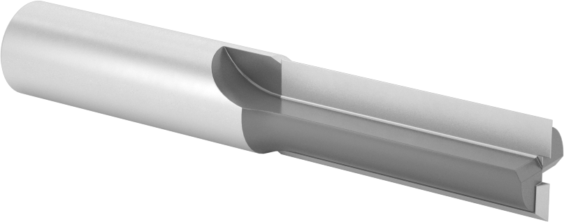 Ahşap için Freze Ucu, Sunta ve Kontrplak, Karbür Uçlu Yüksek Hızlı Çelik, 1/2" Kesme Çapı, 3-1/8" Toplam Uzunluk