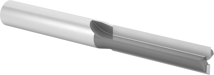Ahşap için Freze Ucu, Sunta ve Kontrplak, Karbür Uçlu Yüksek Hızlı Çelik, 1/4" Kesme Çapı, 1" Kesme Uzunluğu