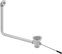 Taşma Çıkış Borulu Kollu Kontrol Edilen Lavabo Tahliye Vanaları