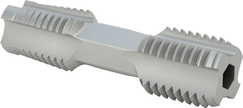 2'si 1 Arada Kılavuz, M24 x 3 mm Diş Boyutu, 1-1/16" Diş Uzunluğu