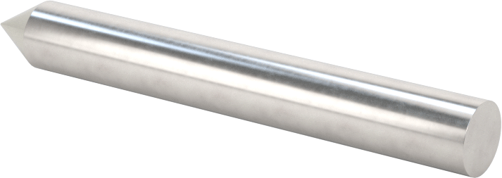 Kaplamasız Karbür Havşa, Torna Merkezleri için, 60 Derece, 1 Yiv, 1/4" Gövde Çapı