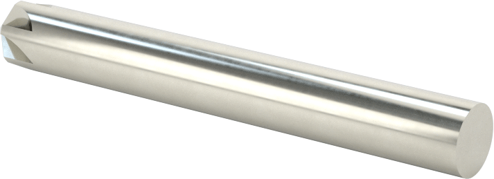 Kaplamasız Karbür Havşa, Perçinler için, 6 Yiv, 1/4" Gövde Çapı