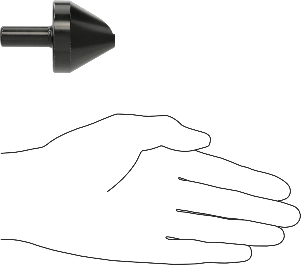 Karbür Uçlu Havşa, Torna Merkezleri için, 1/2“ ila 1-3/4” Delik Çapı için
