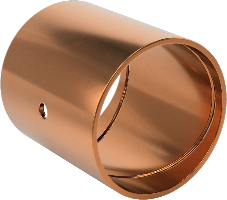 954 Yatak Bronzu Yivli Kovan Rulman, 1-3/4“ Mil Çapı ve 1-7/8” Muhafaza İç Çapı için, 2" Uzunluk